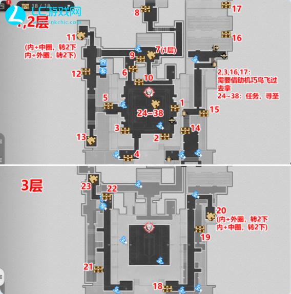 崩坏星穹铁道仙舟罗浮宝箱位置