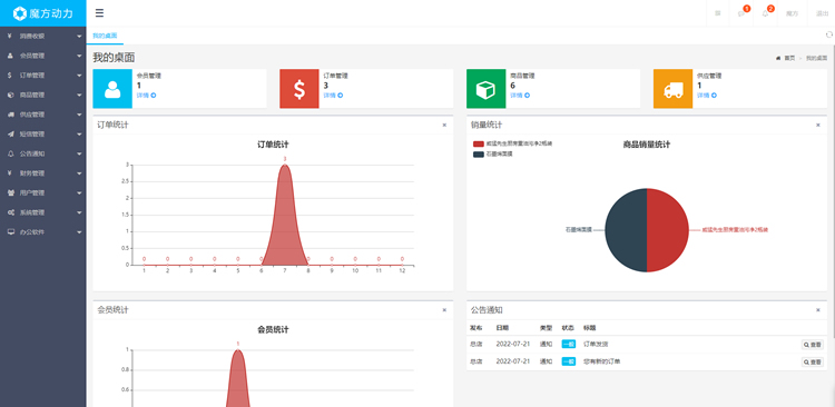 魔方VIP会员管理系统 v1.0