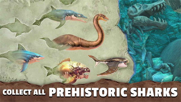 Hungry Shark Prehistoric World เวอร์ชั่นจีน