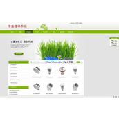 Exposition en ligne système de site Web d'entreprise chinoise et britannique style vert v6.8