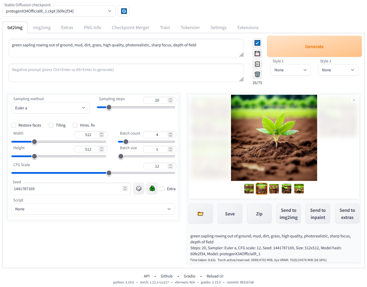 webui de diffusion stable