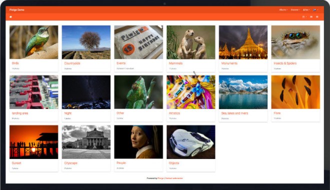 Sistema de álbumes de fotos de código abierto Piwigo v15.0.0