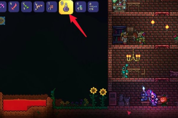 Cara membuat ramuan anti magma di Terraria