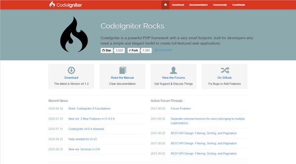 CodeIgniter v4.5.5