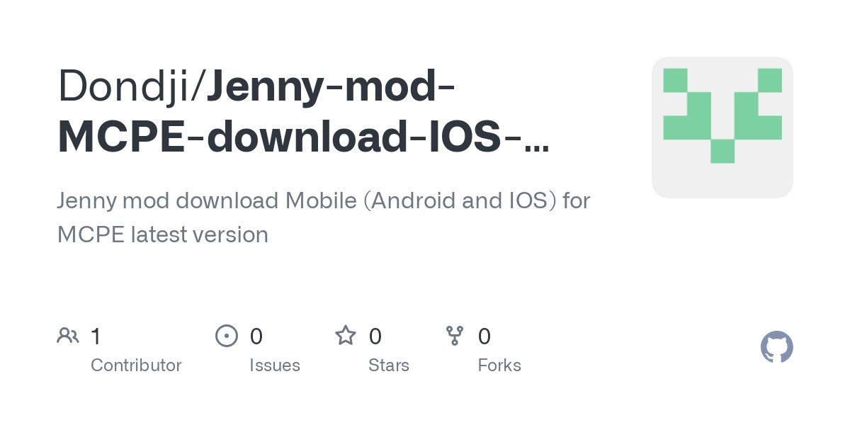 Jenny mod MCPE download IOS Android