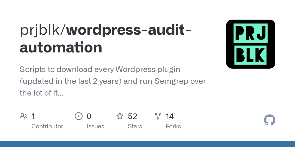 автоматизация аудита WordPress