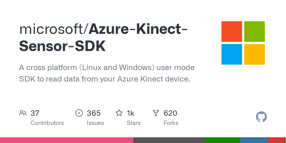 Пакет SDK для датчика Azure Kinect