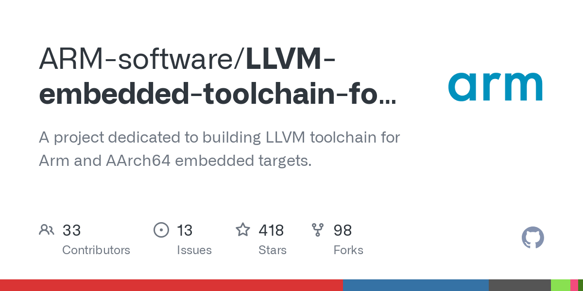 适用于 Arm 的 LLVM 嵌入式工具链