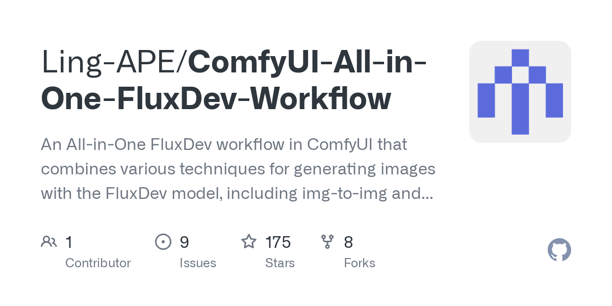 ComfyUI «Все в одном рабочем процессе FluxDev»