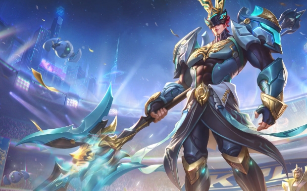 Bagaimana dengan skin Lu Bu Zhuxiao Halberd di King of Glory?