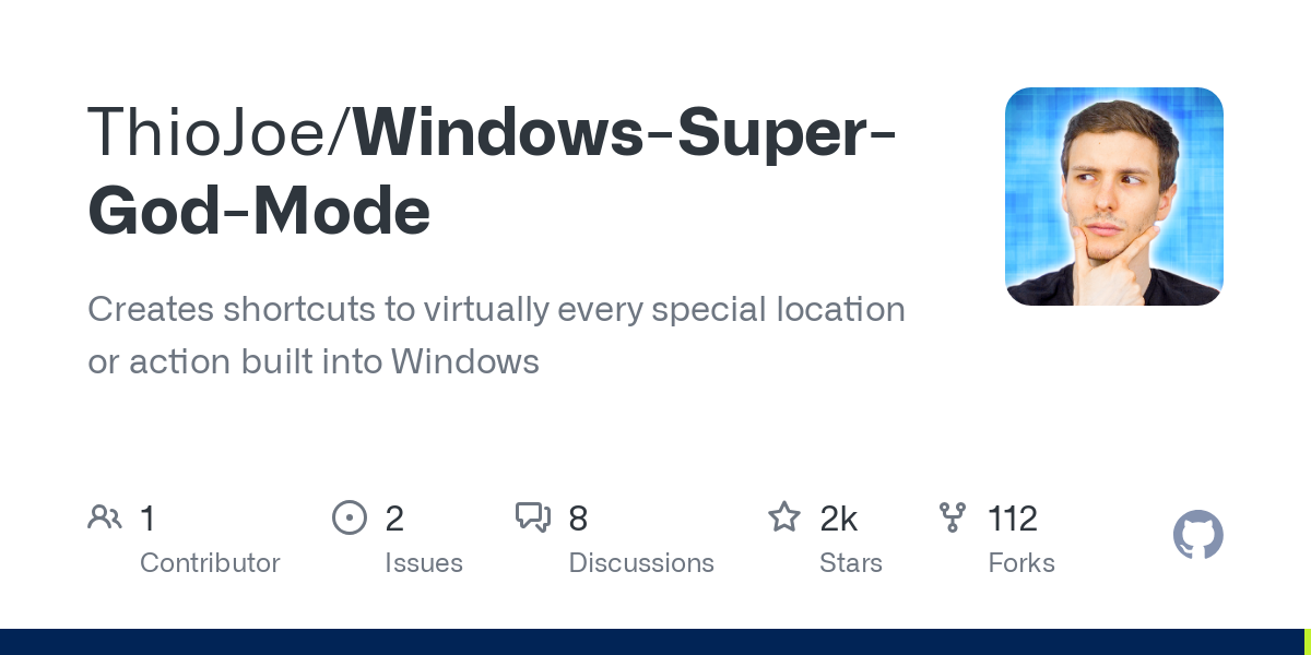 Windows Super God Mode