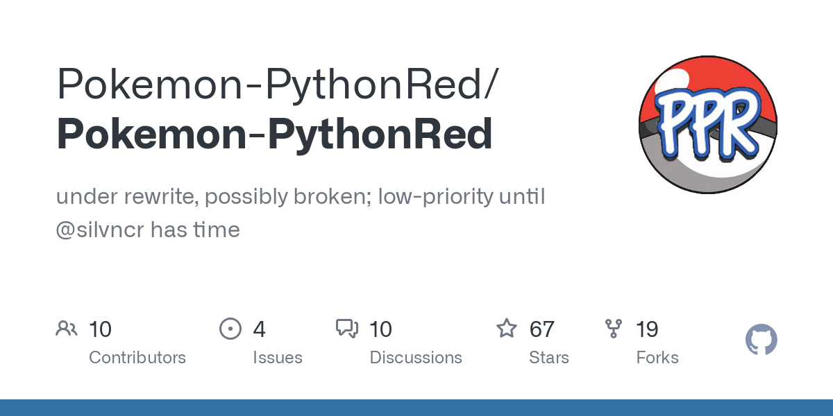 Pokemon PythonRed