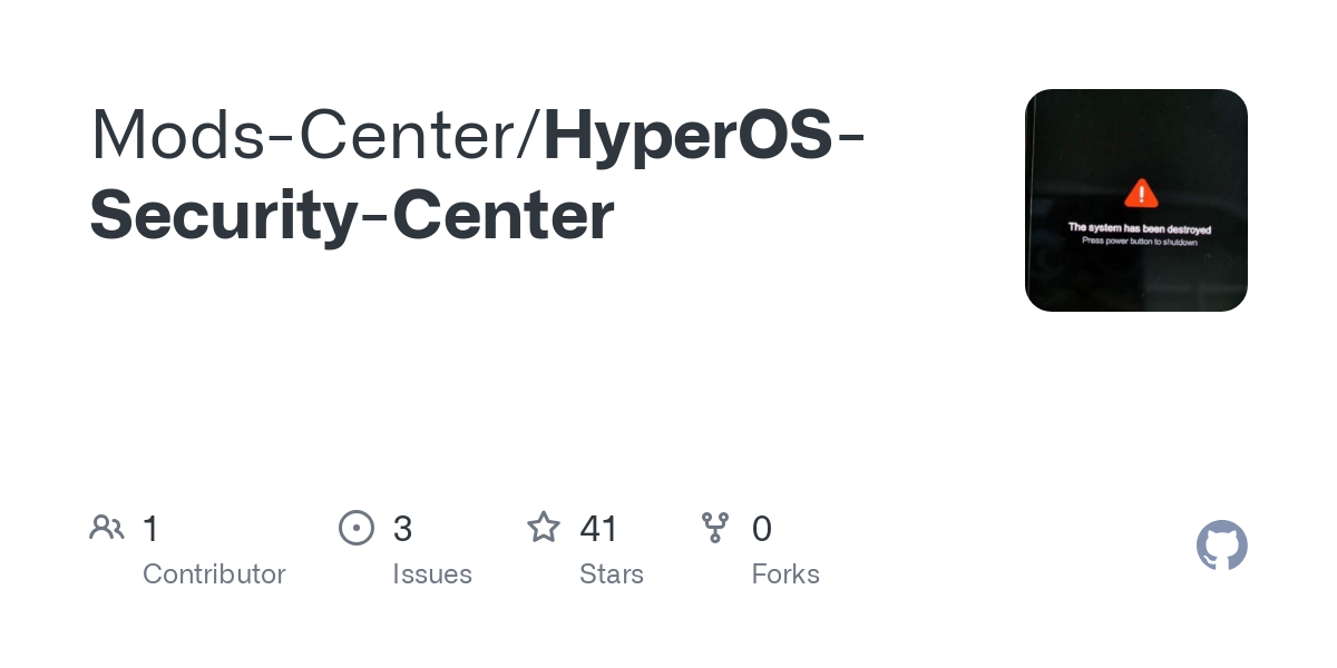 HyperOS Security Center