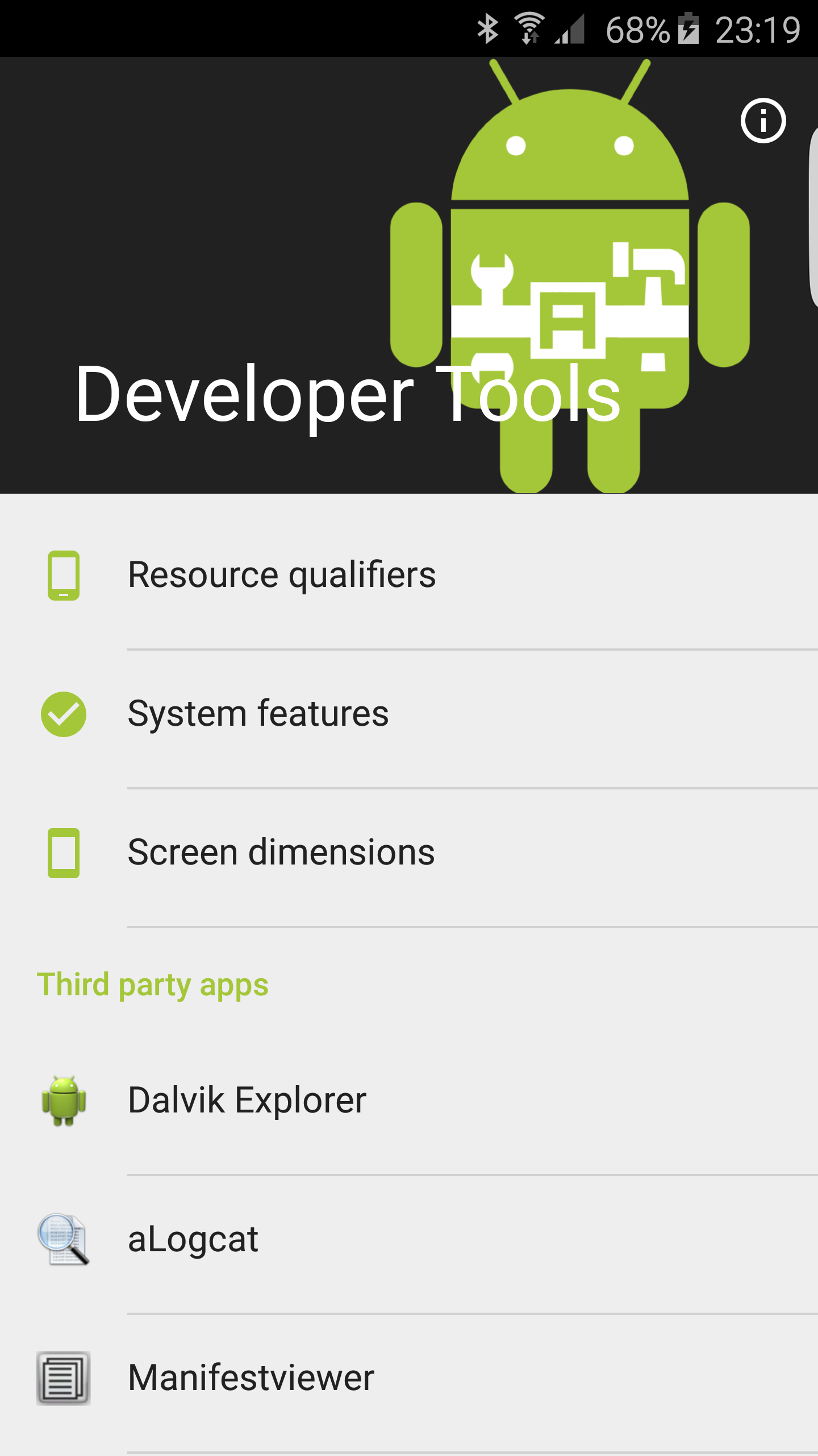 java android developertools