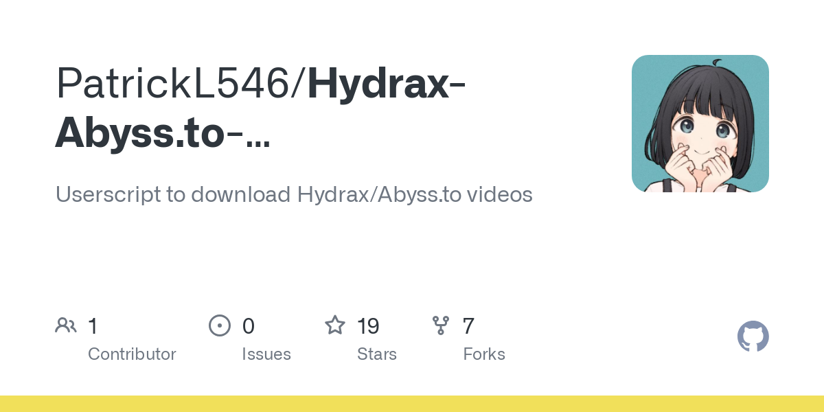 Hydrax Abyss.to DownloadHelper Userscript