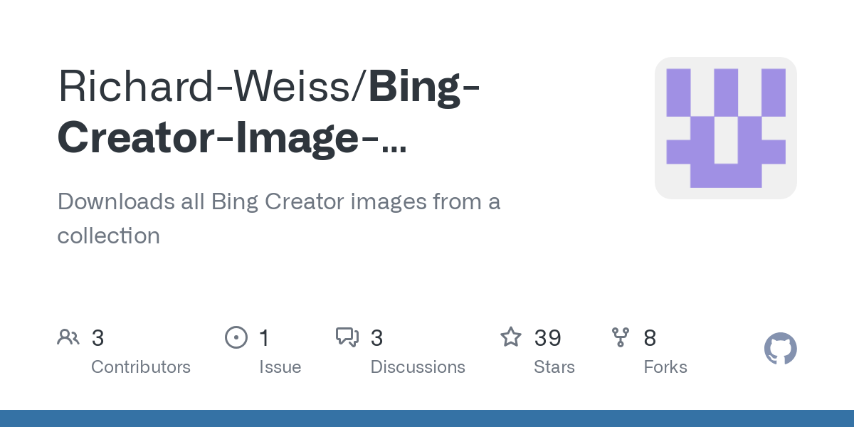 Bing Creator Image Downloader