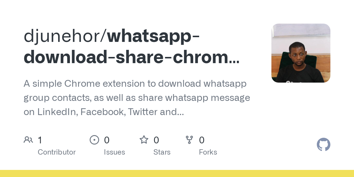 whatsapp download share chrome extension