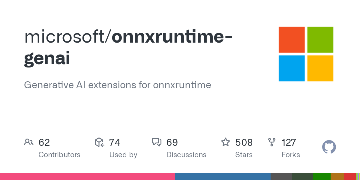 onnxruntime genai