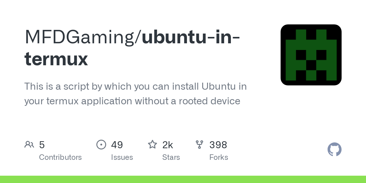 Ubuntu в Термуксе