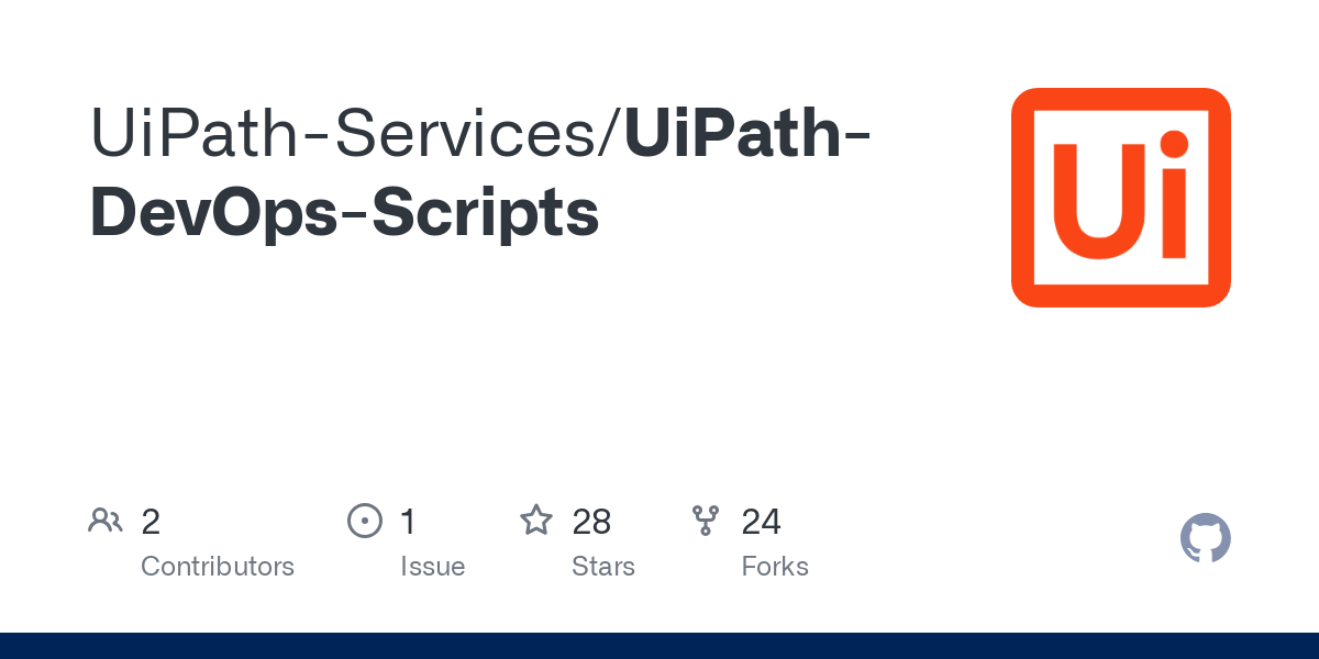 UiPath DevOps 스크립트