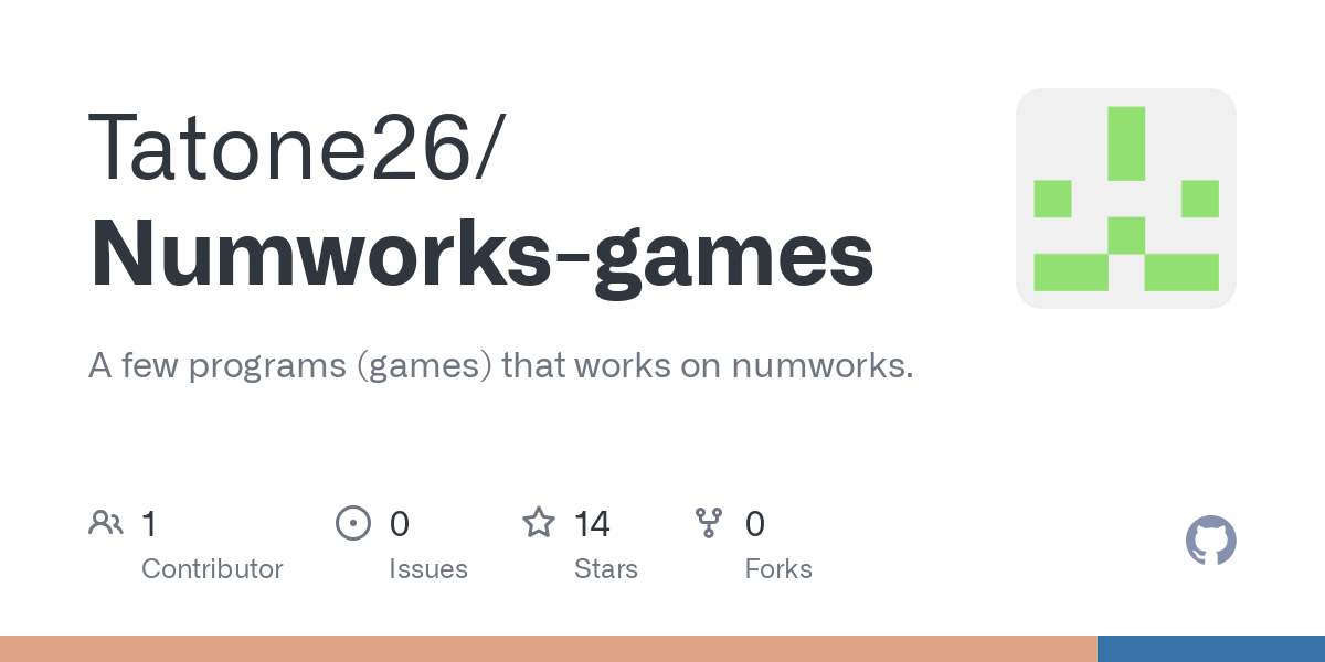 Numworks games