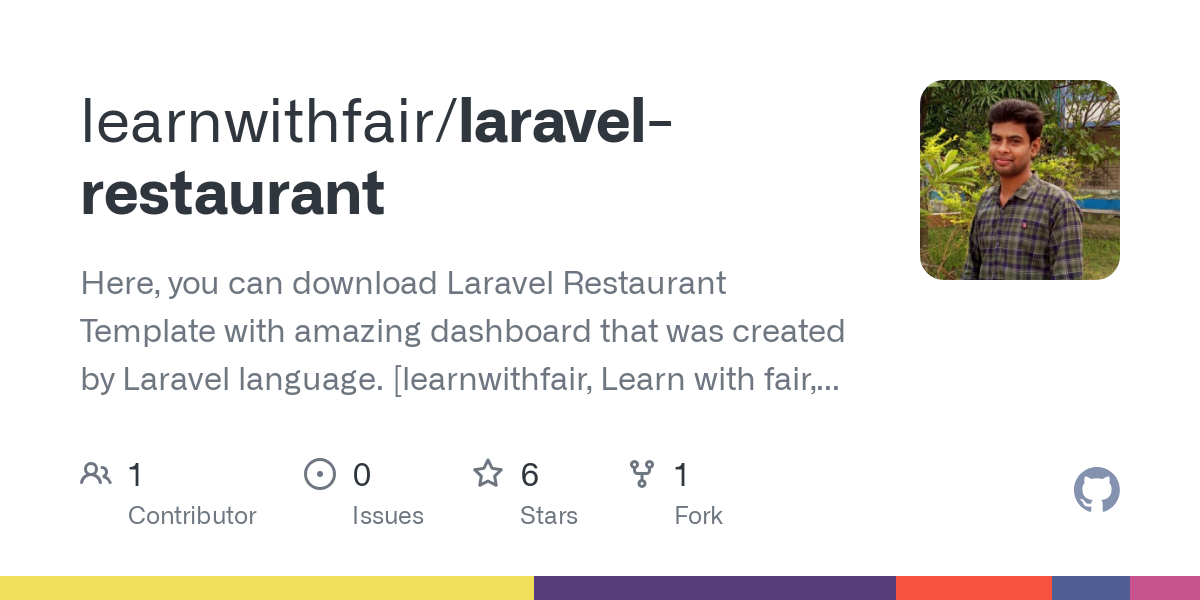 laravel restaurant