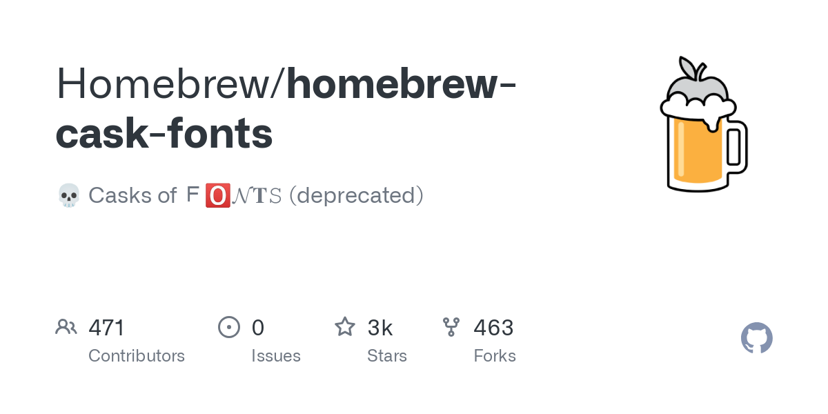 Homebrew-Fass-Schriftarten