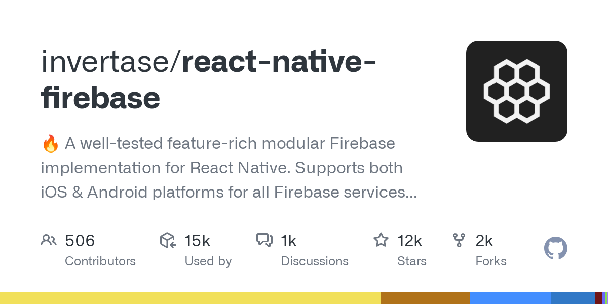 ネイティブ Firebase に反応する