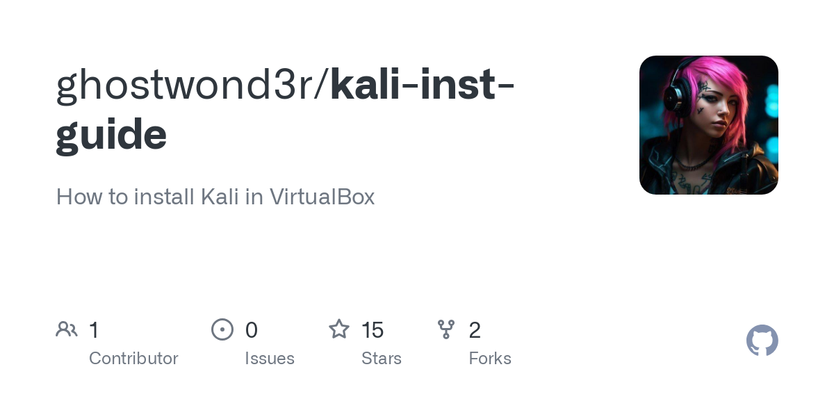 kali inst guide