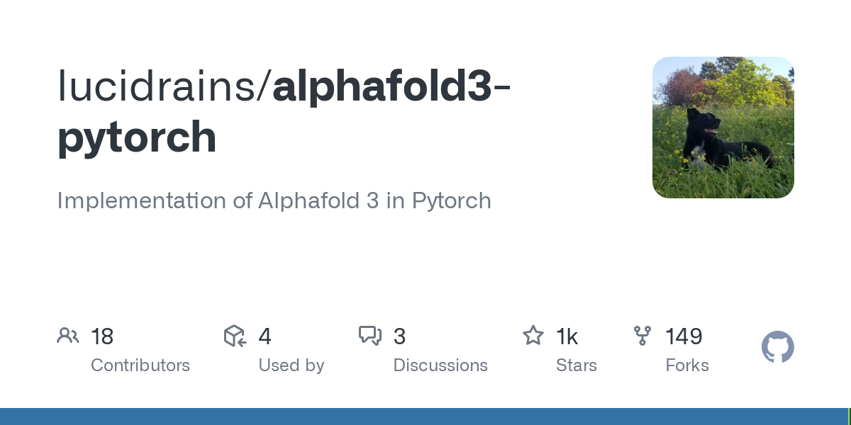 alphafold3 pytorch