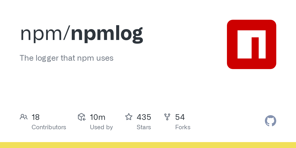 npmlog