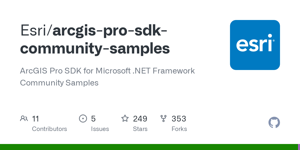 arcgis pro sdk community samples