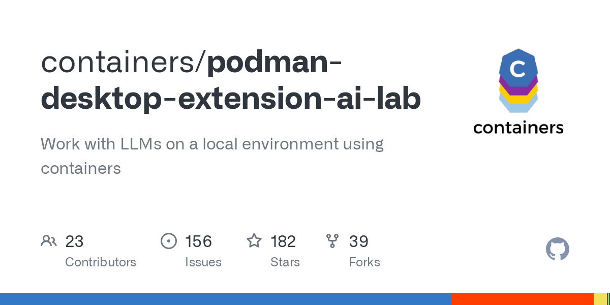 podman desktop extension ai lab