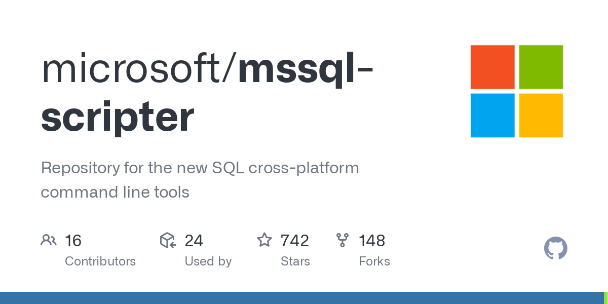 mssql scripter