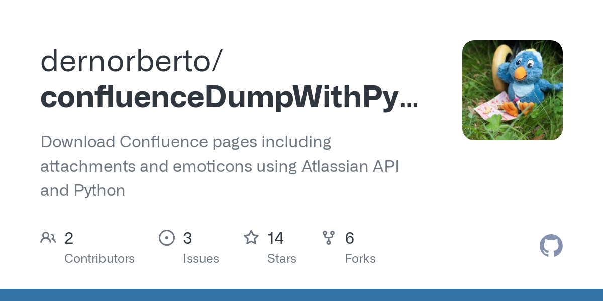 confluenceDumpWithPython