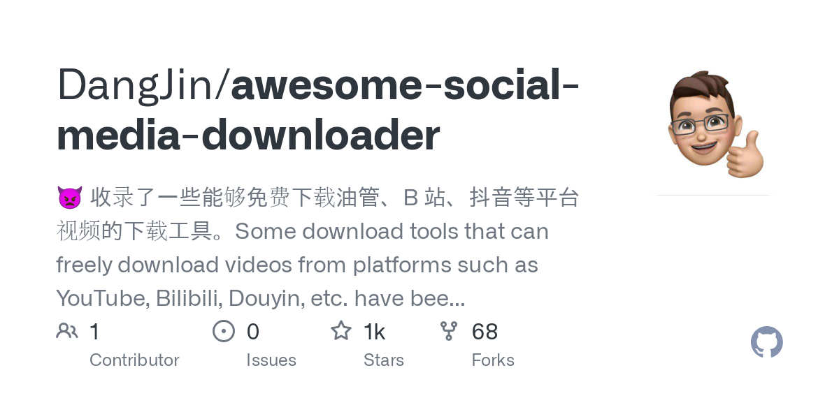 awesome social media downloader