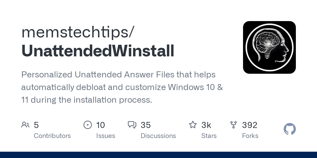 UnattendedWinstall