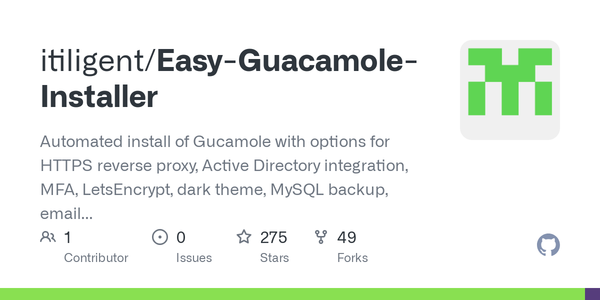 Easy Guacamole Installer