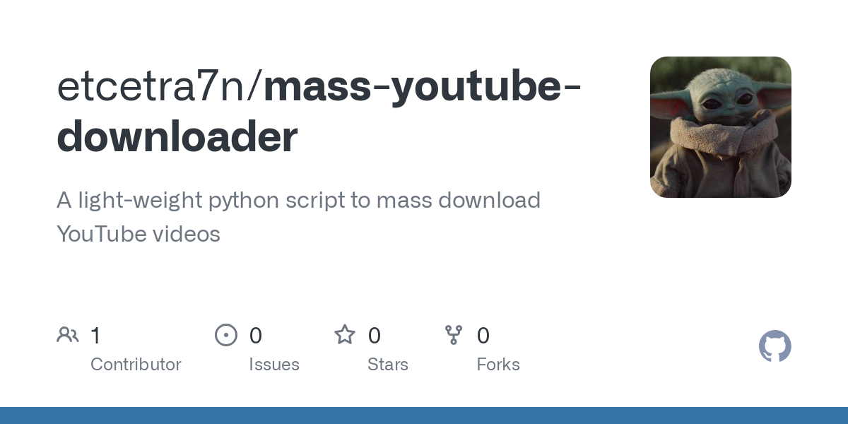 mass youtube downloader