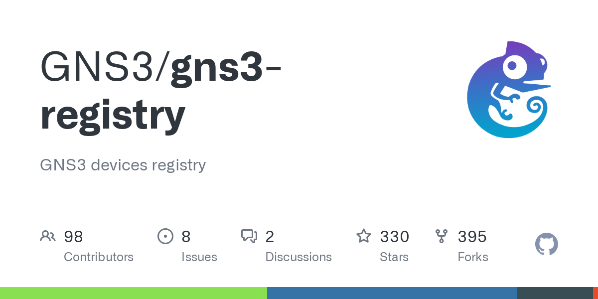 gns3 registry