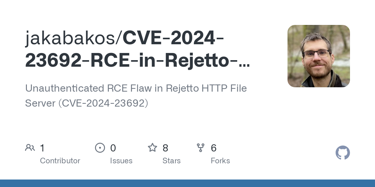 Rejetto HFS의 CVE 2024 23692 RCE