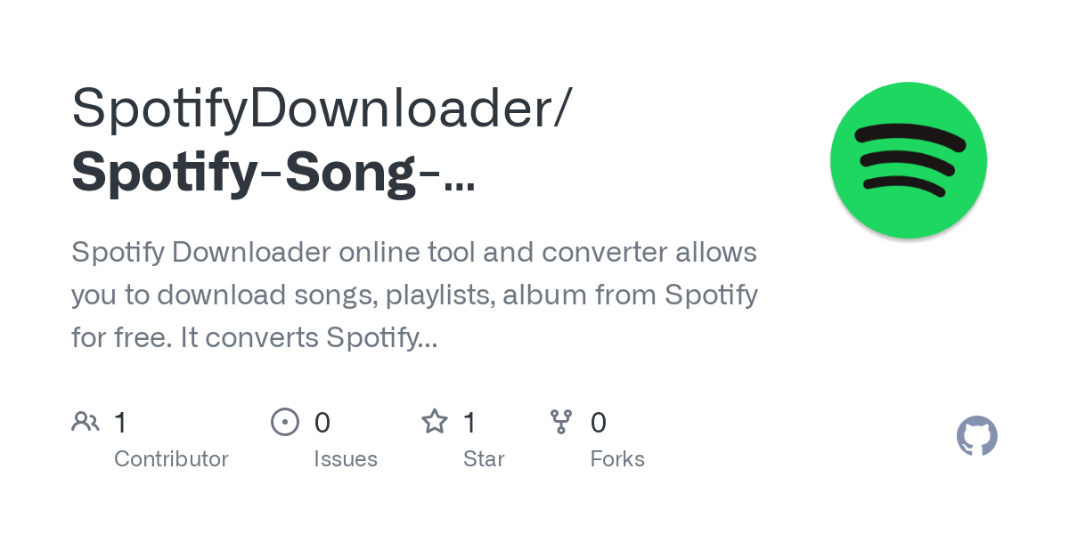 Spotify Song Downloader