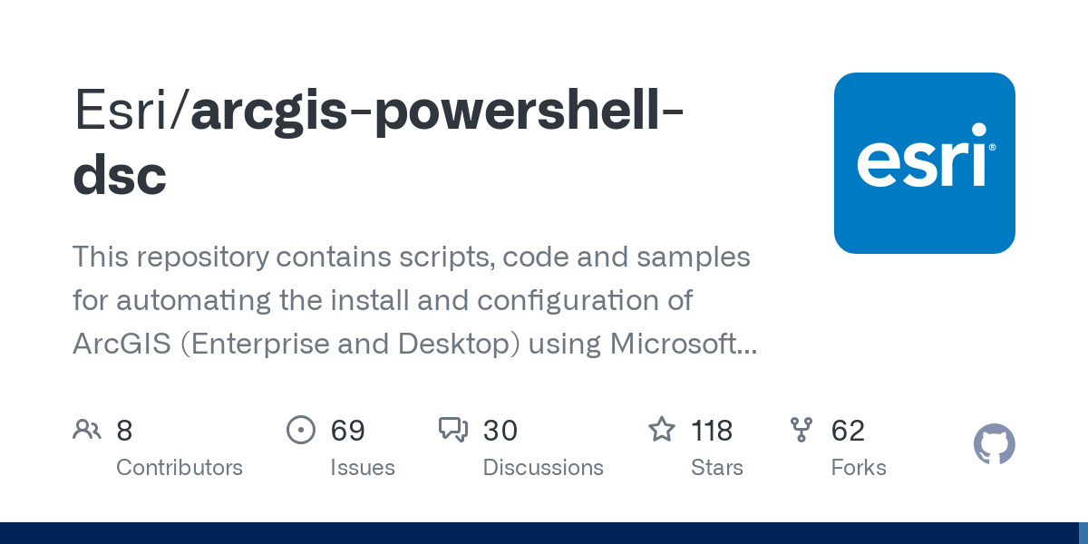 arcgis powershell dsc