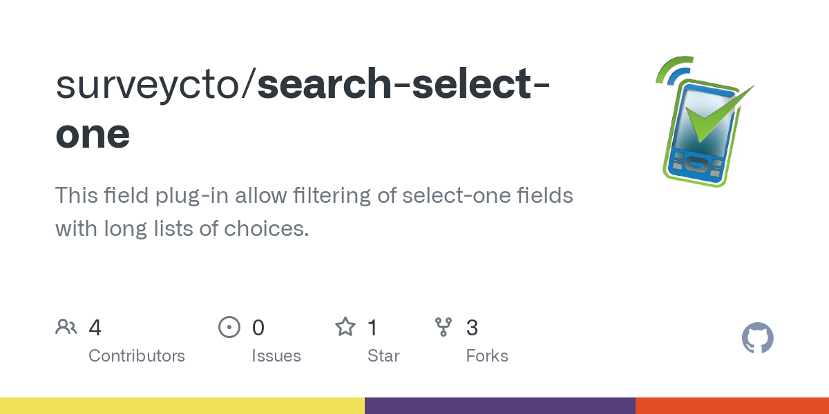 search select one