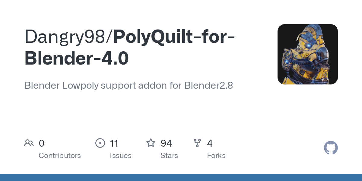 Blender 4.0 的 PolyQuilt