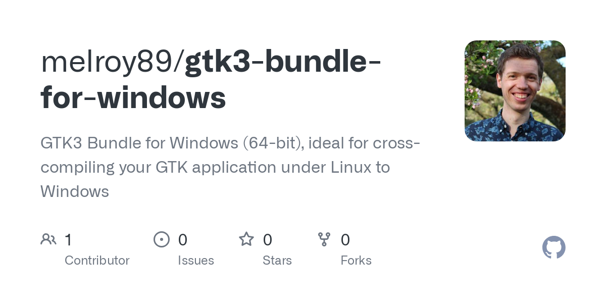 适用于 Windows 的 gtk3 捆绑包