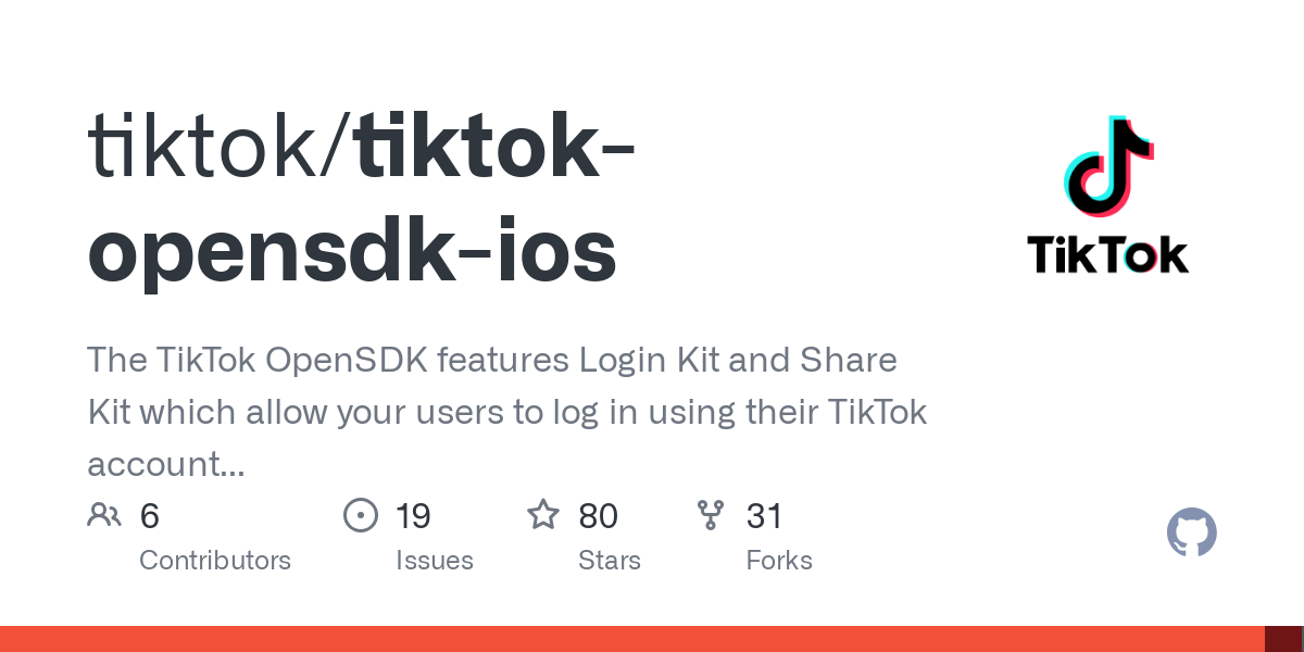 tiktok opensdk ios