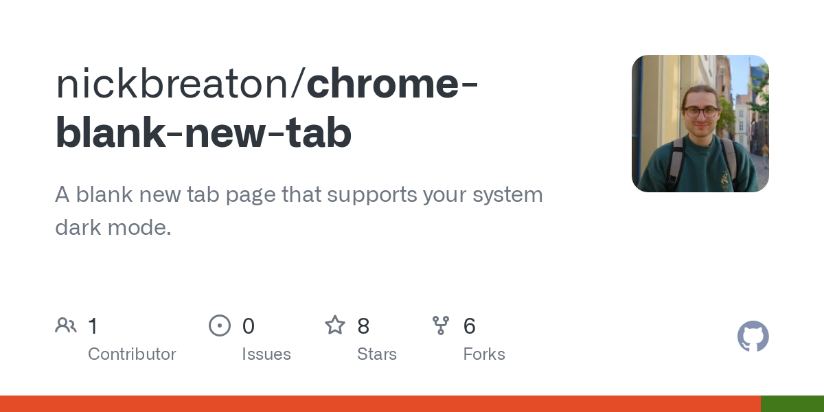 chrome blank new tab