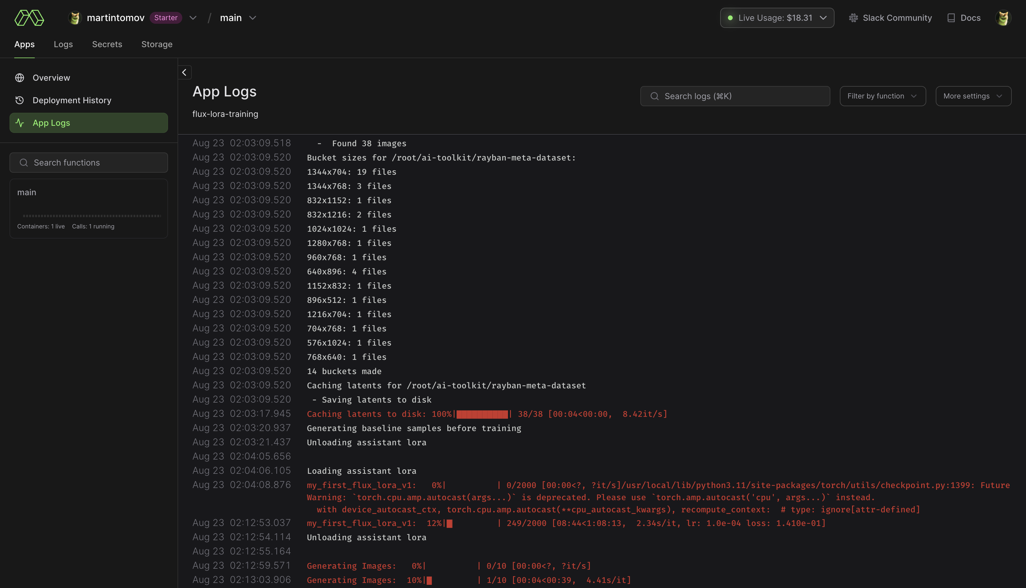 ภาพหน้าจอการฝึกอบรม Modal