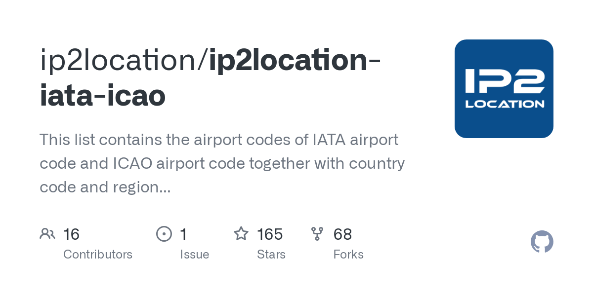 ip2location iata icao